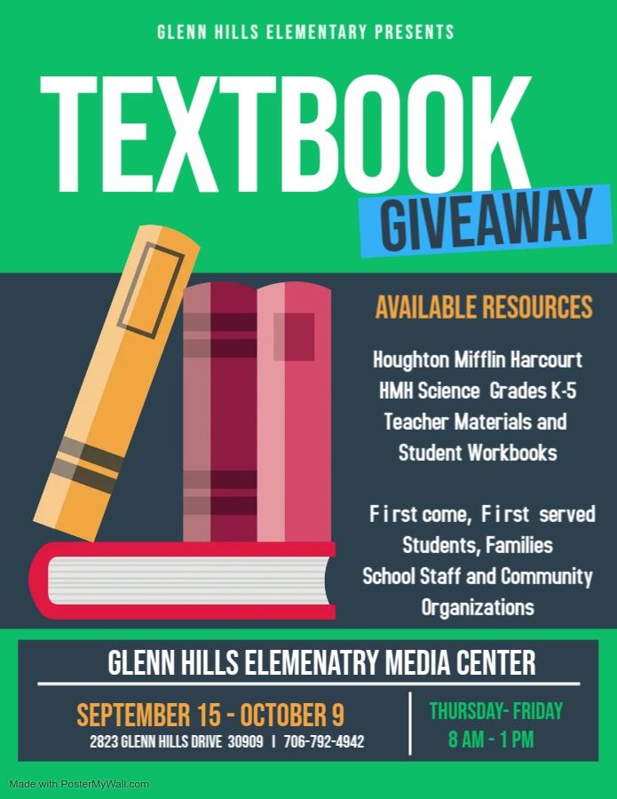 Textbook Giveaway Flyer